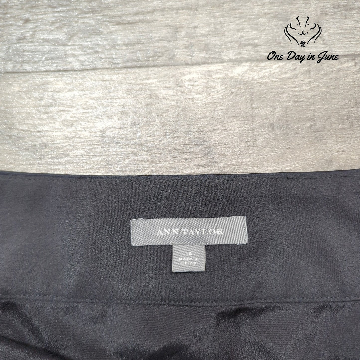 Ann Taylor Silk Knee Length Skirt Size 14