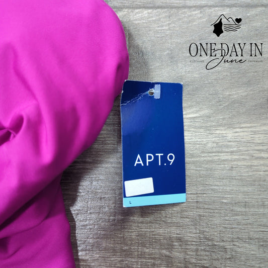 Apt. 9 V Neck One Piece Swimsuit Size L