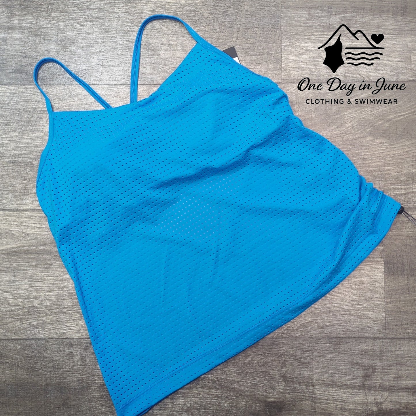 Nike Double Up Racerback Tankini Top Size XL