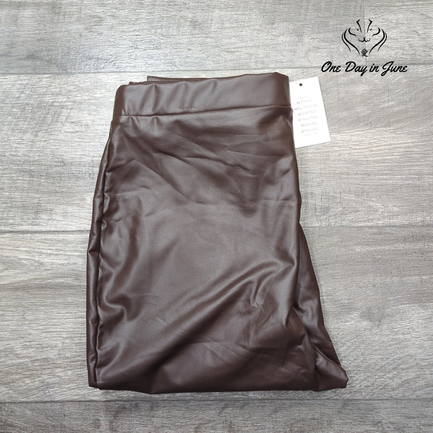 Eloquii Faux Leather Pull On Slim Pants Size 14