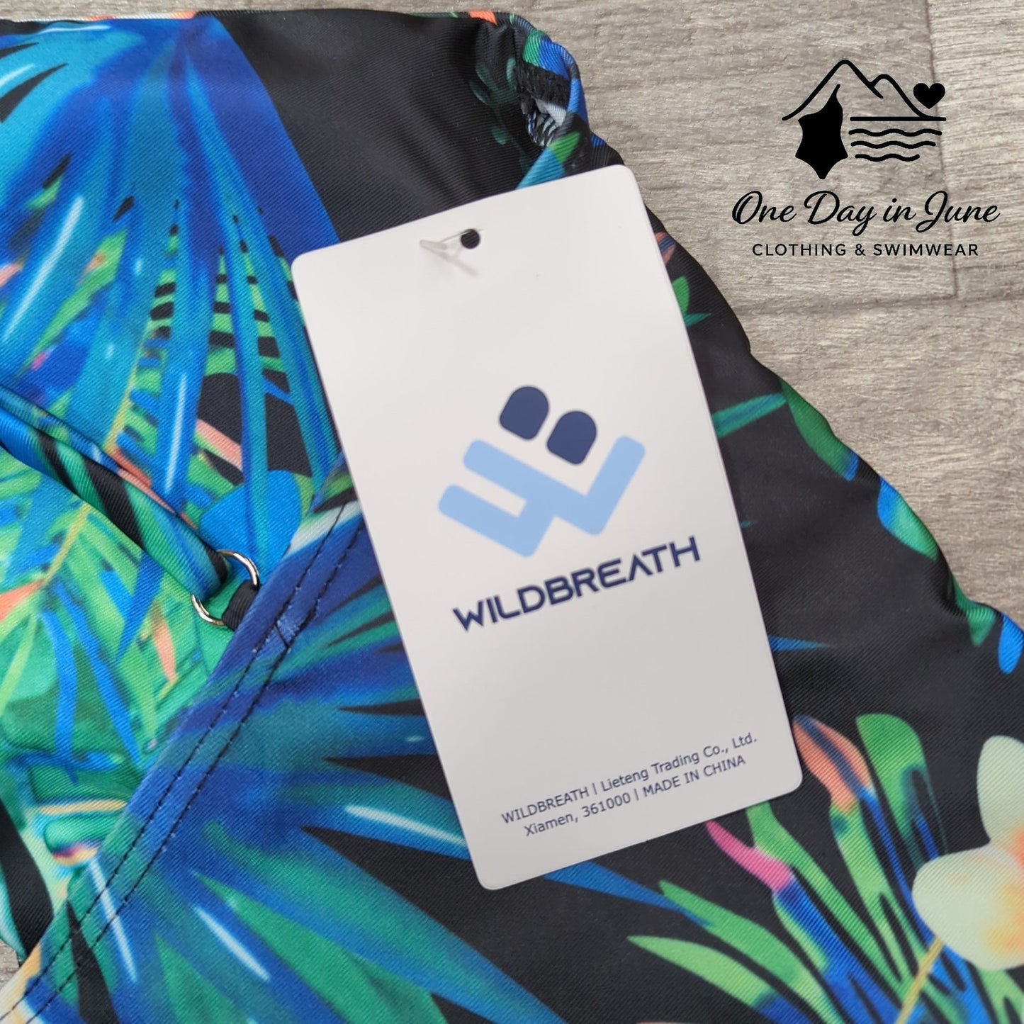 Wildbreath V Neck One Piece Swimsuit Size L