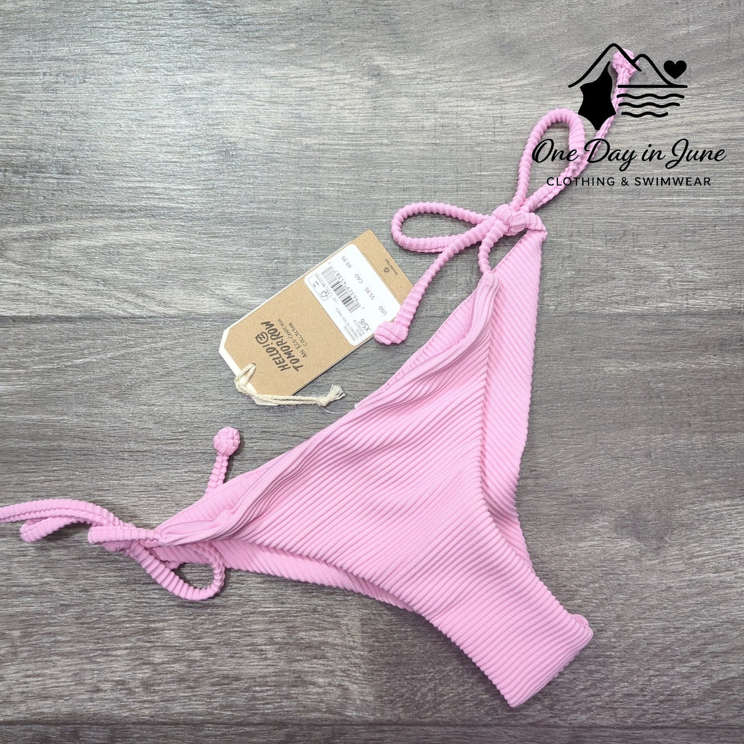 Billabong Tan Lines Tide Side Tanga Bikini Bottom Size XS