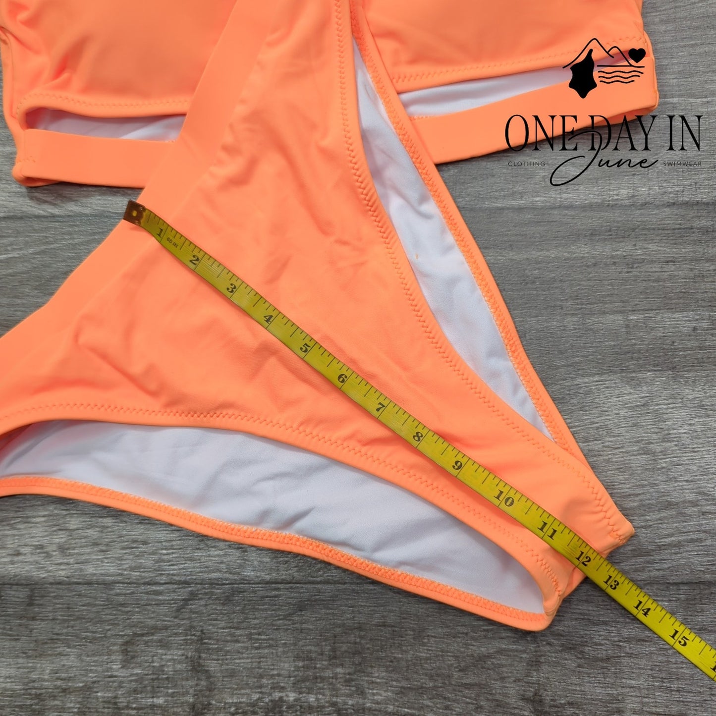 Blooming Jelly Crop Bikini Swimsuit Size L
