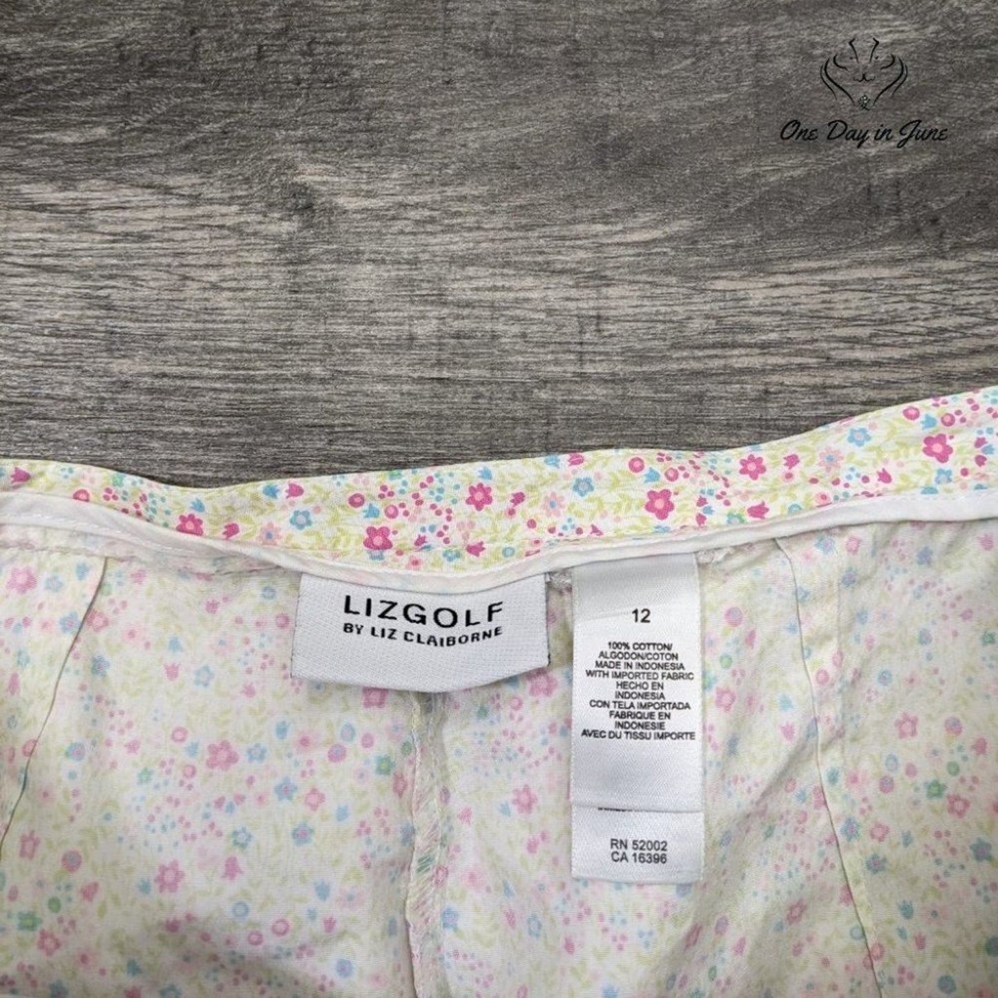 Liz Claiborne LizGolf Golf Skort Size 12