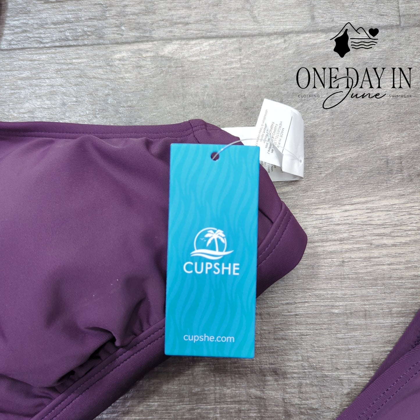 Cupshe Lace Up Back Bikini Swimsuit Size M