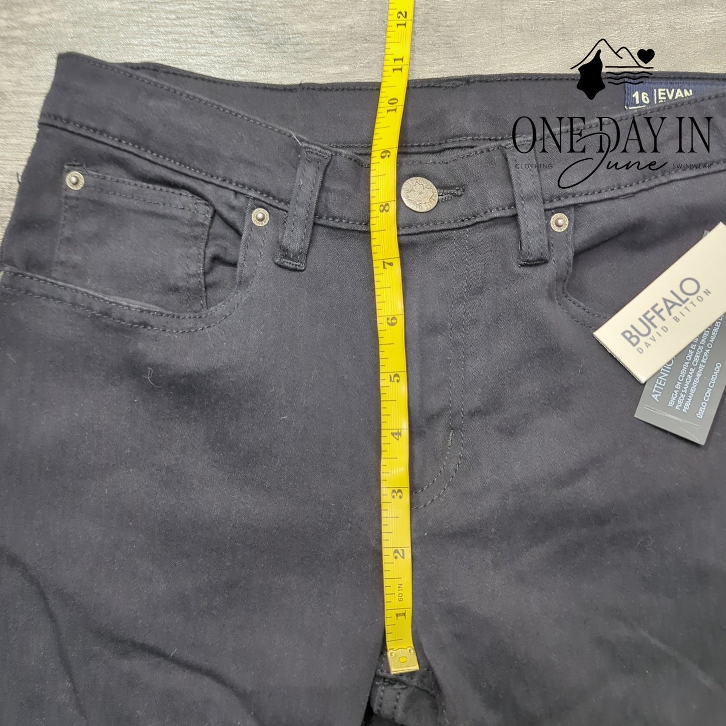 Buffalo David Bitton Evan Straight Leg Jeans Size 16