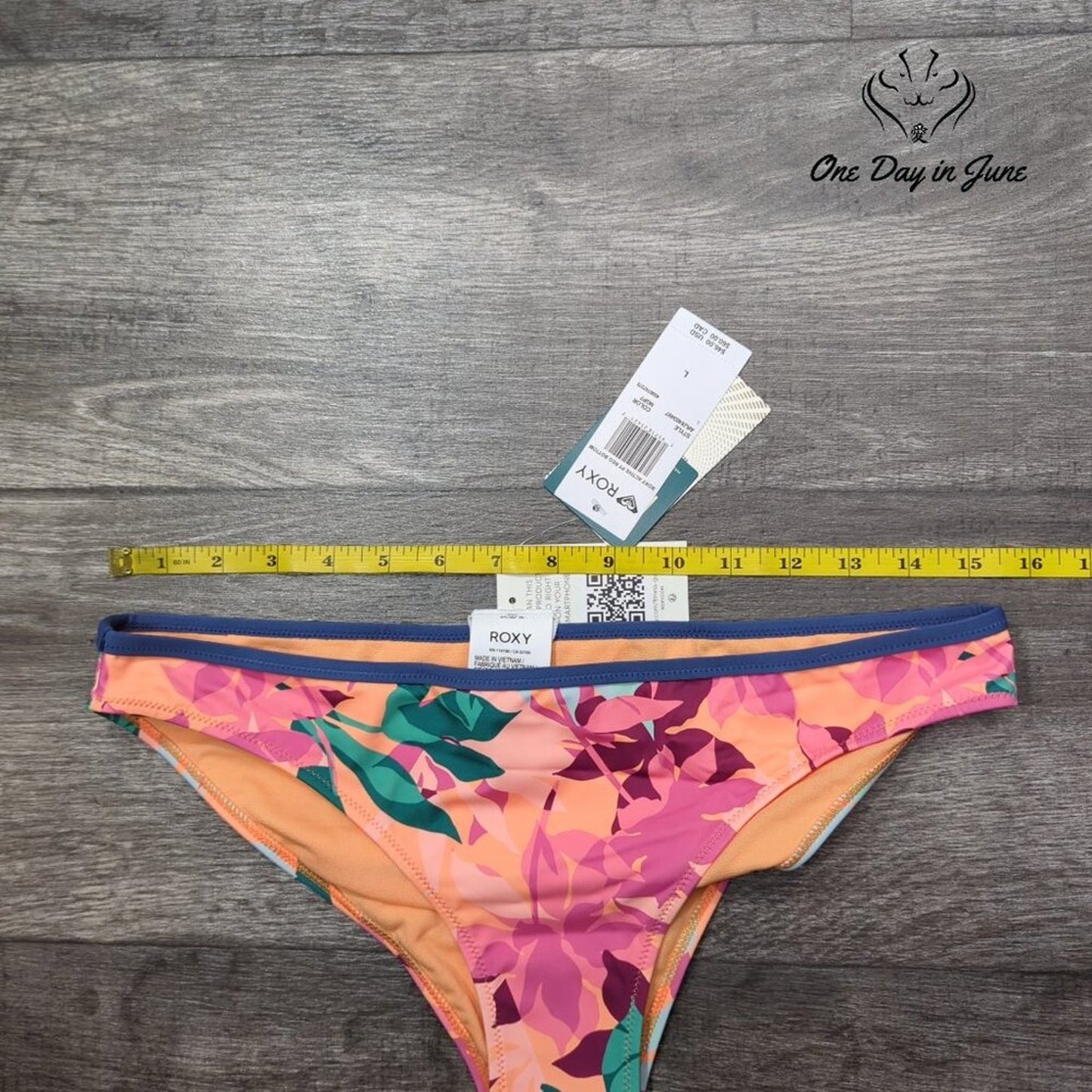 Roxy Active PT Bikini Bottom Size L