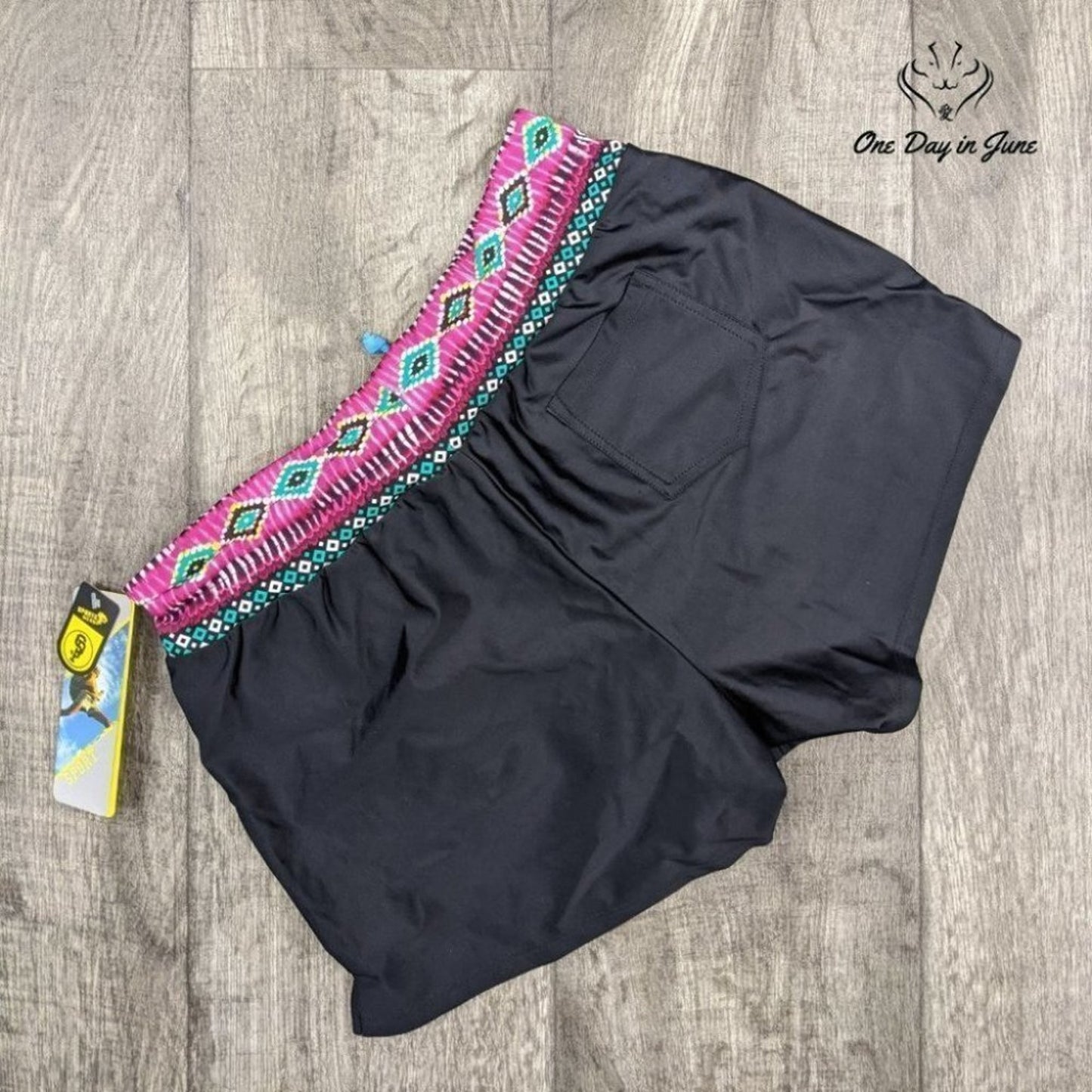 Amzbrly Swim Shorts with Back Pockets Bikini Size S