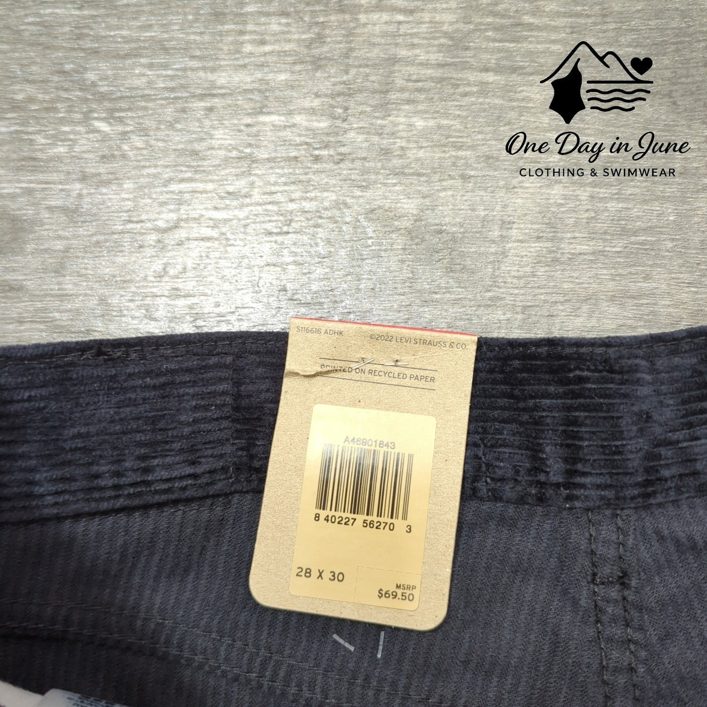 Levi's Original Style Corduroy Pants Size 28X30