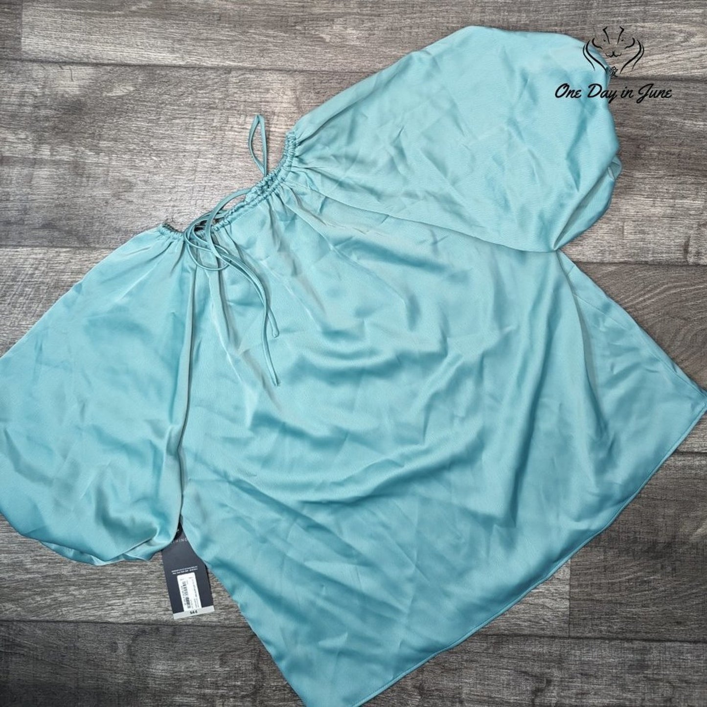 Worthington V Neck Puff Sleeve Blouse Size S