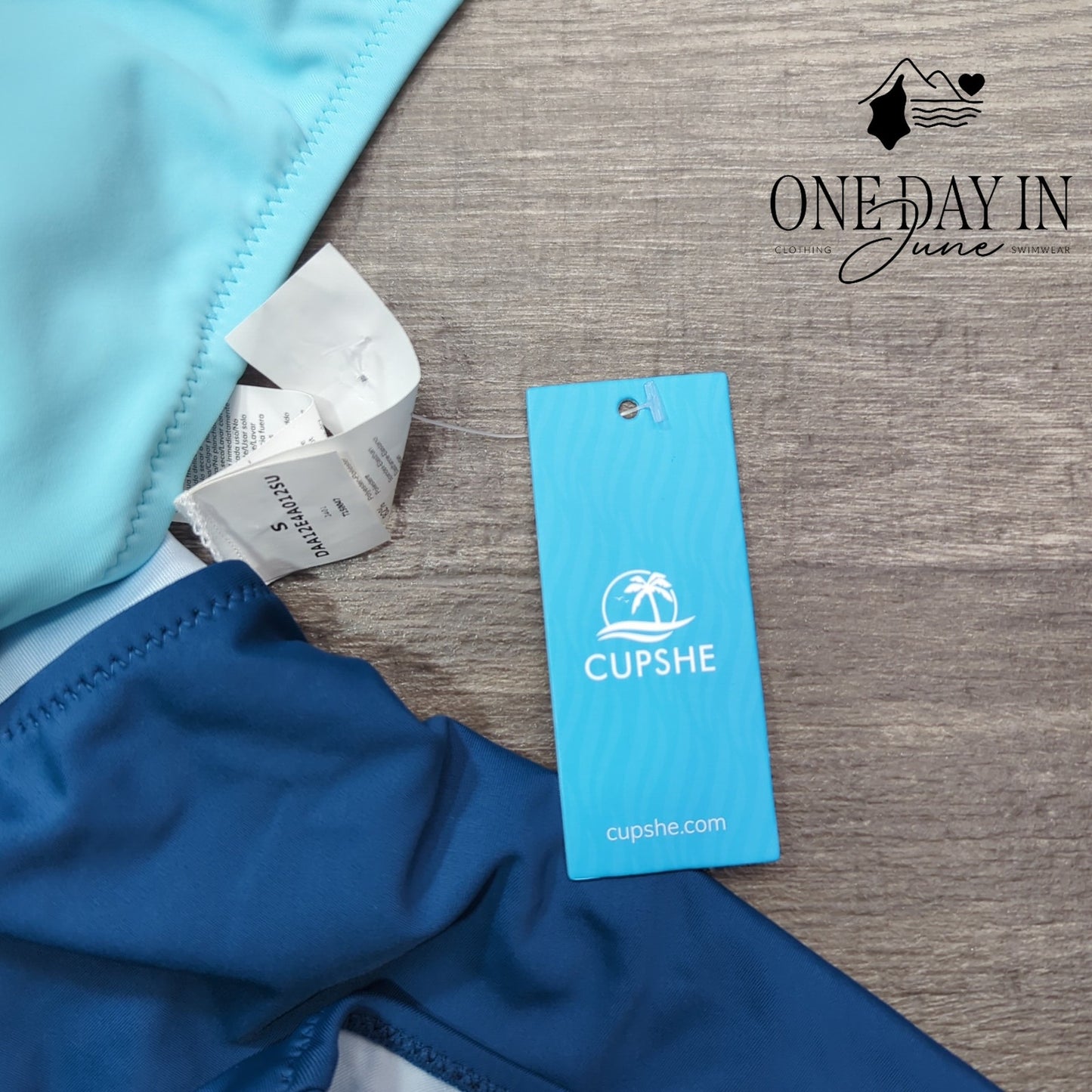 Cupshe Colorblock One Piece Swimsuit Size S