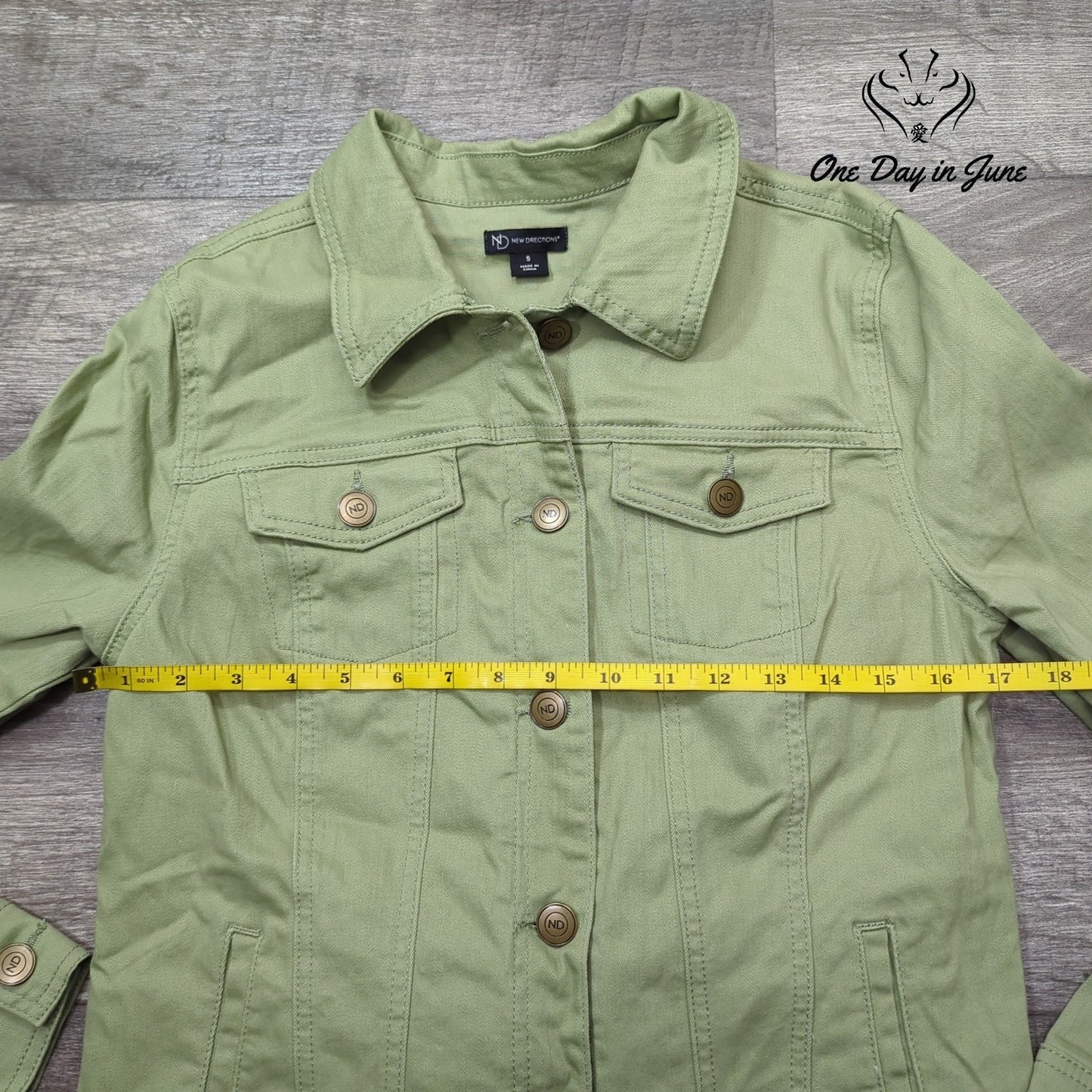 New Directions Denim Jacket Size S