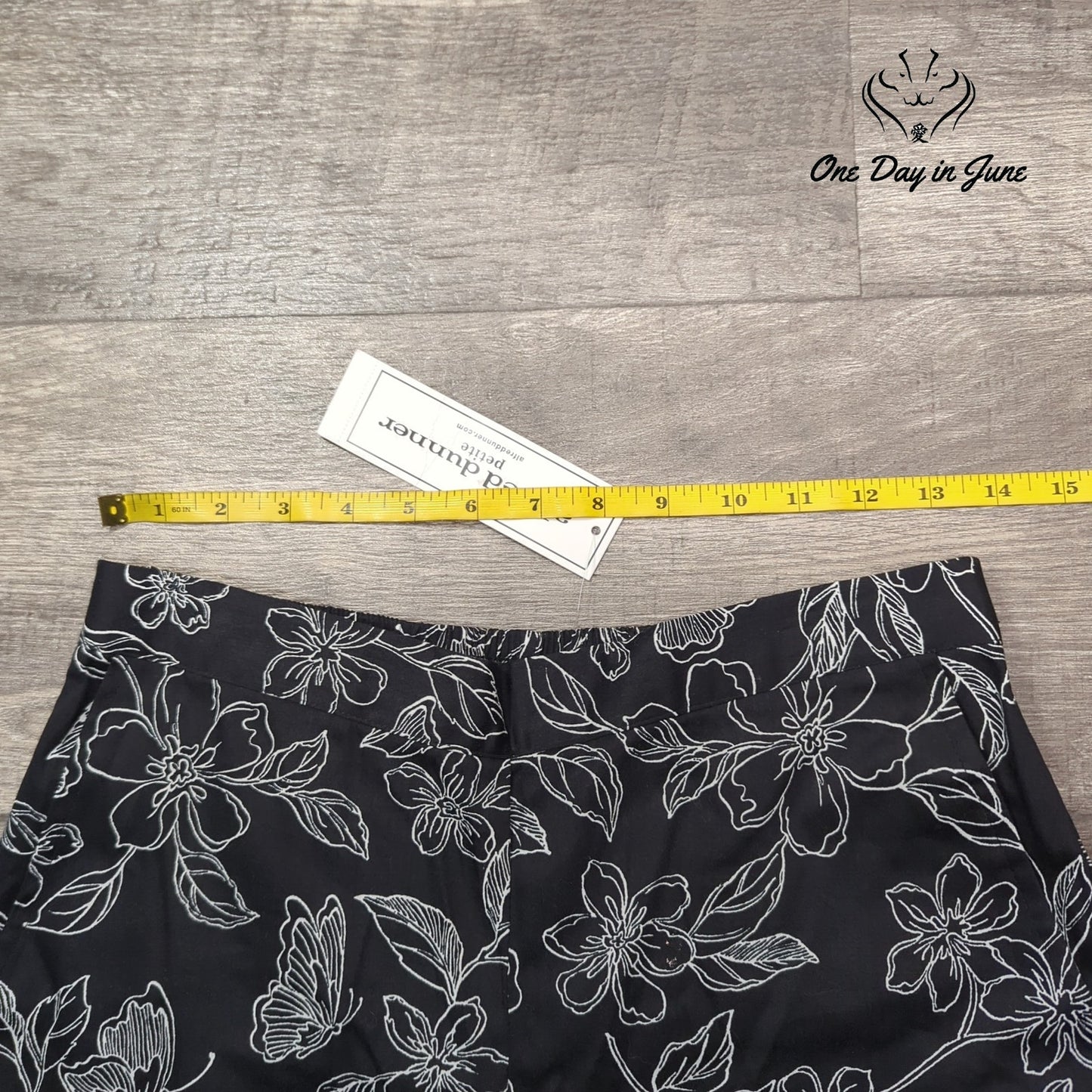 Alfred Dunner Petite Southern Charm Pull On Pants Size 6P