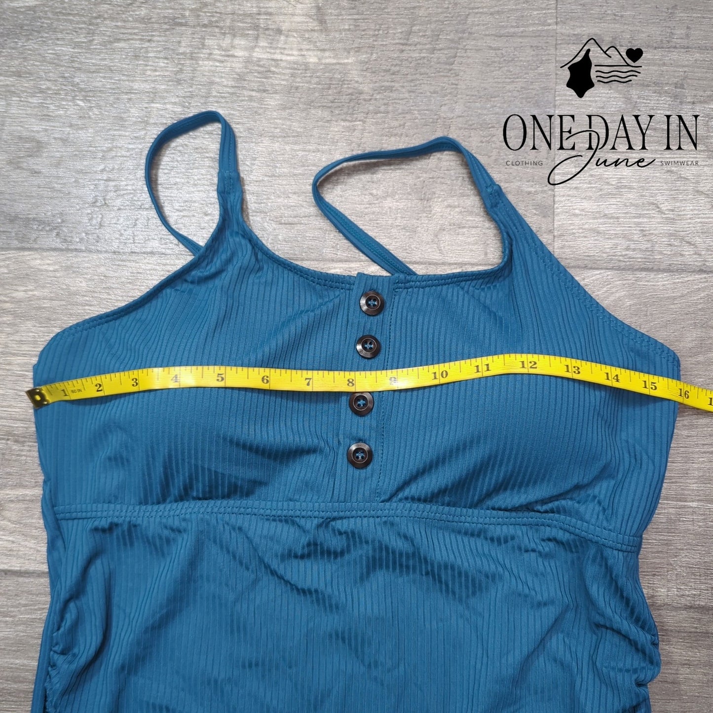 Summermae Maternity Ribbed One Piece Swimsuit Size L