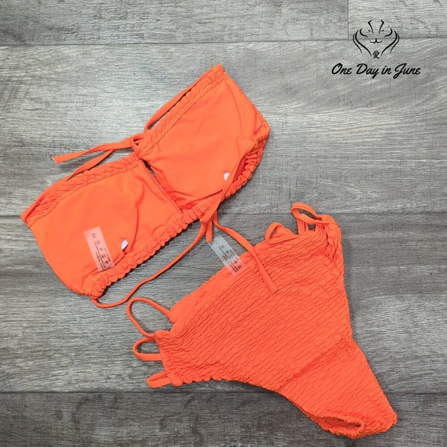 Nafleap Smocked Bikini Swimsuit Size XS