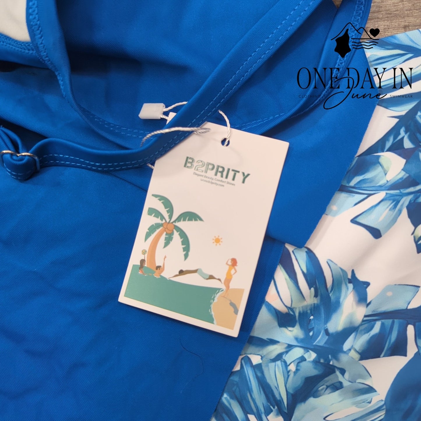 B2Prity Plus Size Boyshort Flounce Tankini Swimsuit Size 20W
