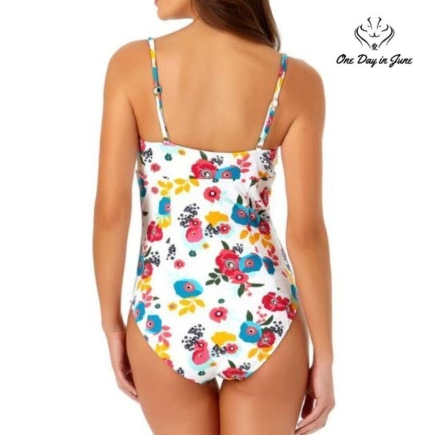 Liz Claiborne Floral One Piece Size 12