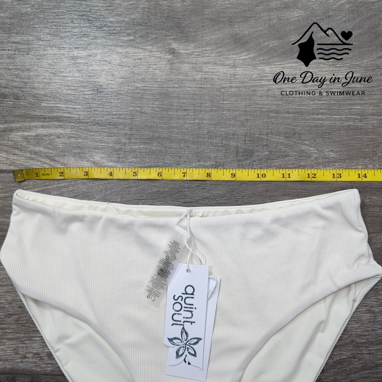 Quint Soul Ribbed Bikini Bottom Size L