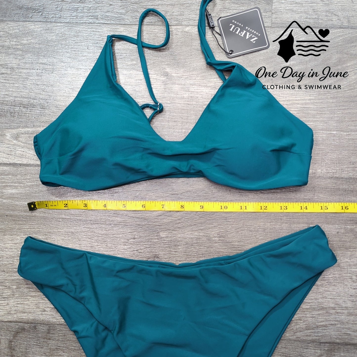 Zaful High Cut Bikini Swimsuit Size 6