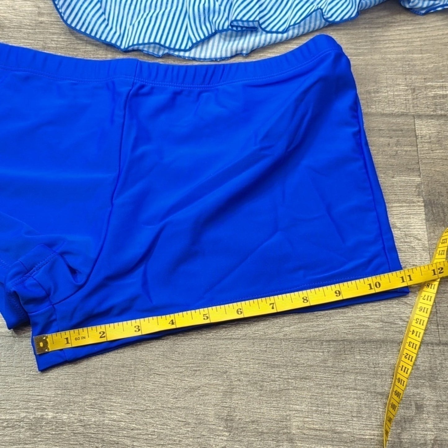 LALAGEN Racerback Tankini Swimdress Size L