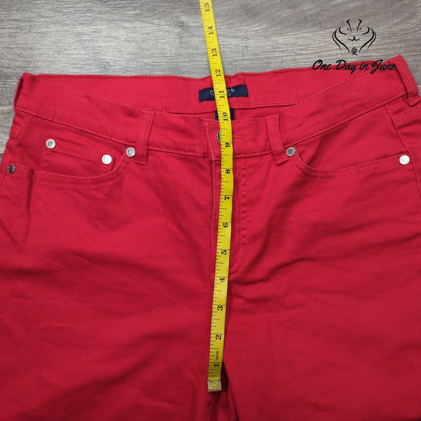 Chaps Cropped Jeans Size 6