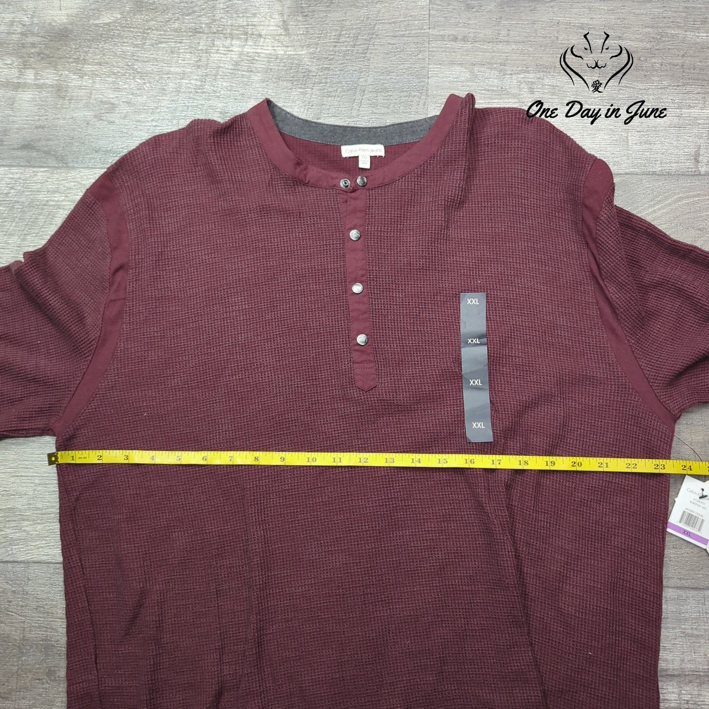 Calvin Klein Long Sleeve Thermal Shirt Size XXL