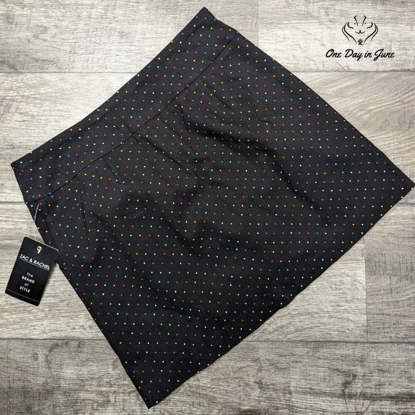 Zac & Rachel Polka Dot Skort Size 8