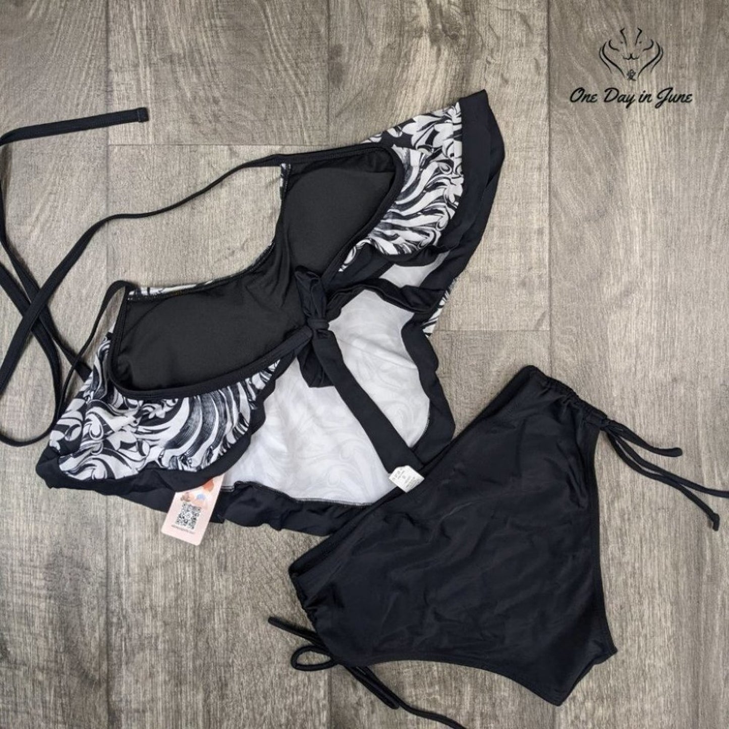 Charmo Flounce Bikini Swimsuit Size S