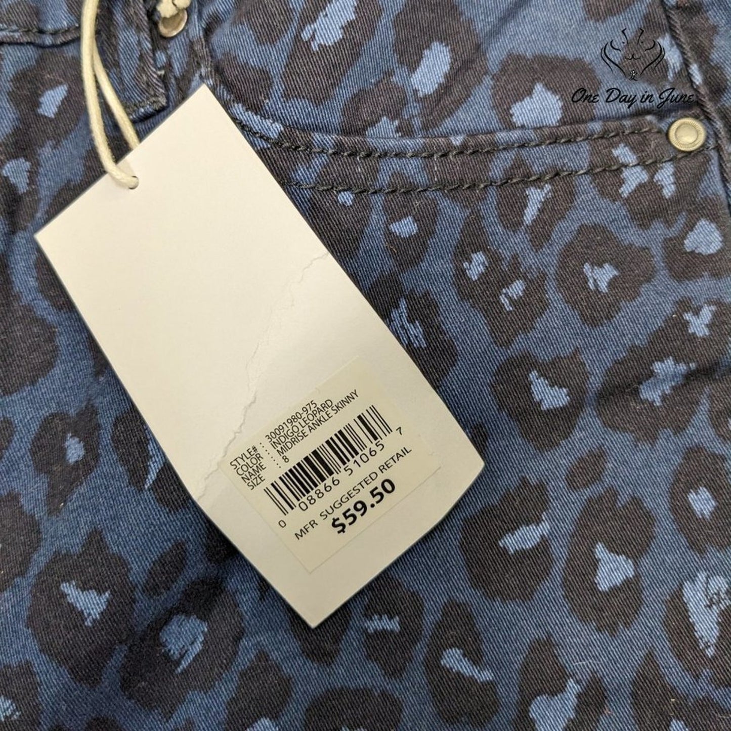delaluz jeans Mid Rise Ankle Skinny Jeans Size 8