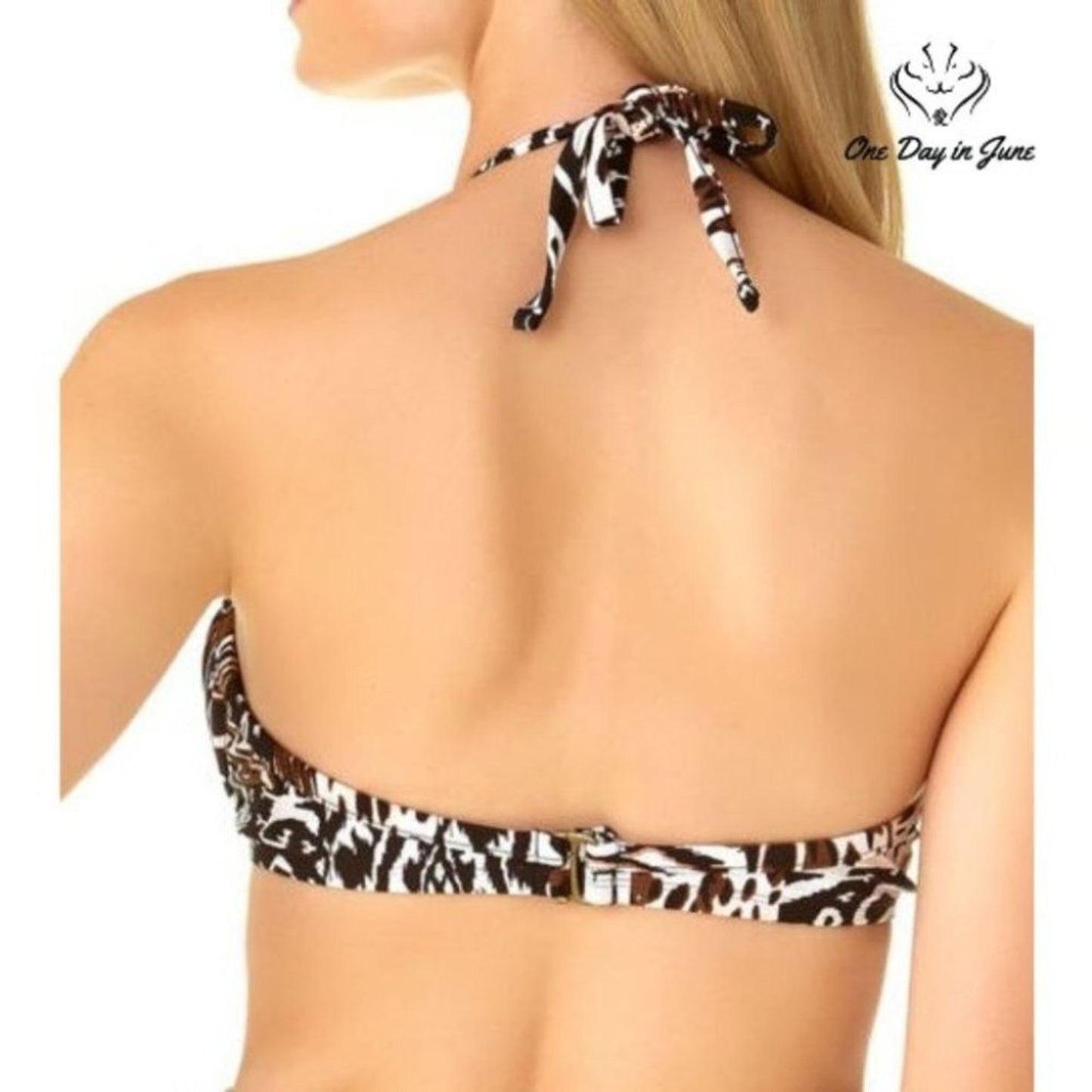 a.n.a Animal Bikini Top Size S