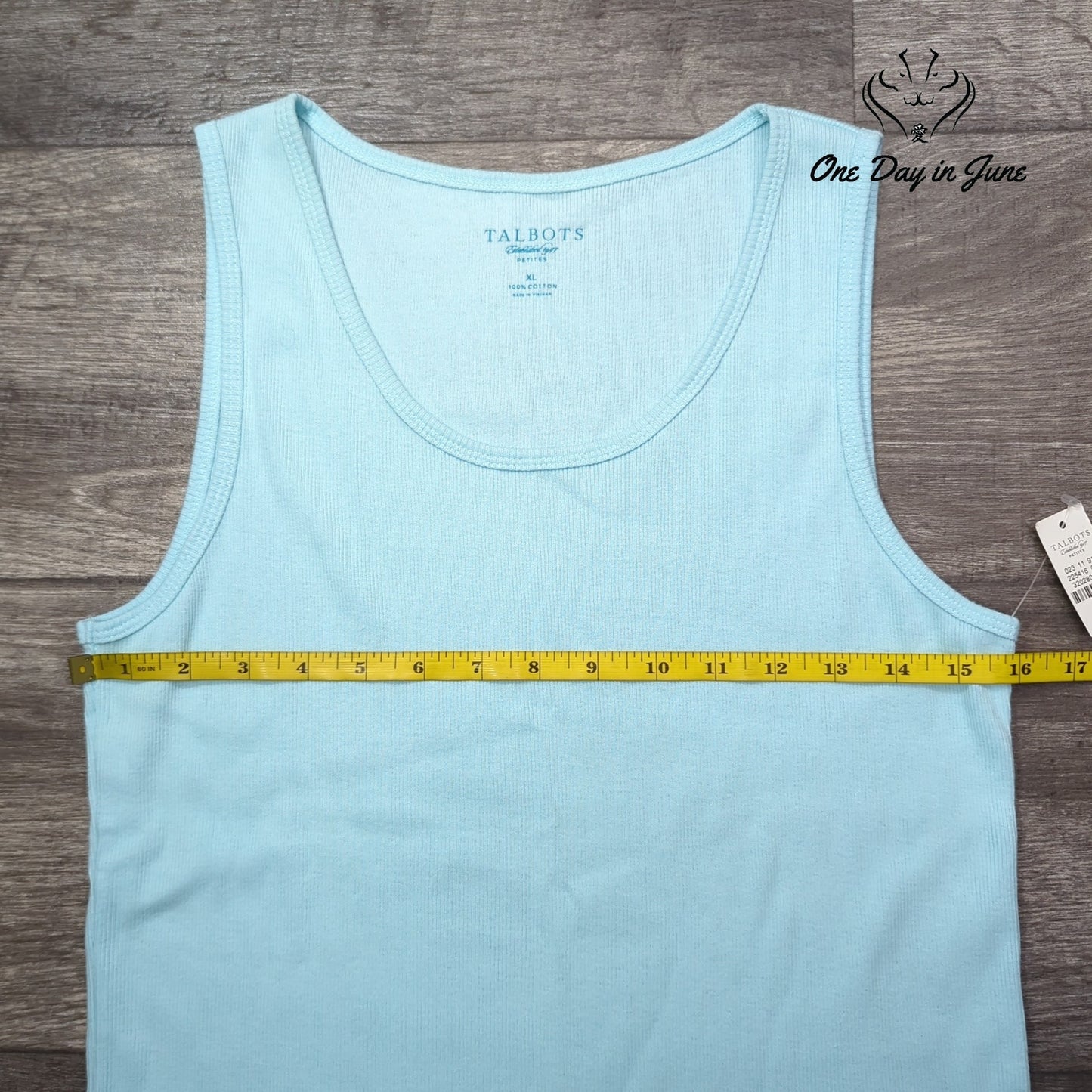 Talbots Ribbed Tank Top Size XL