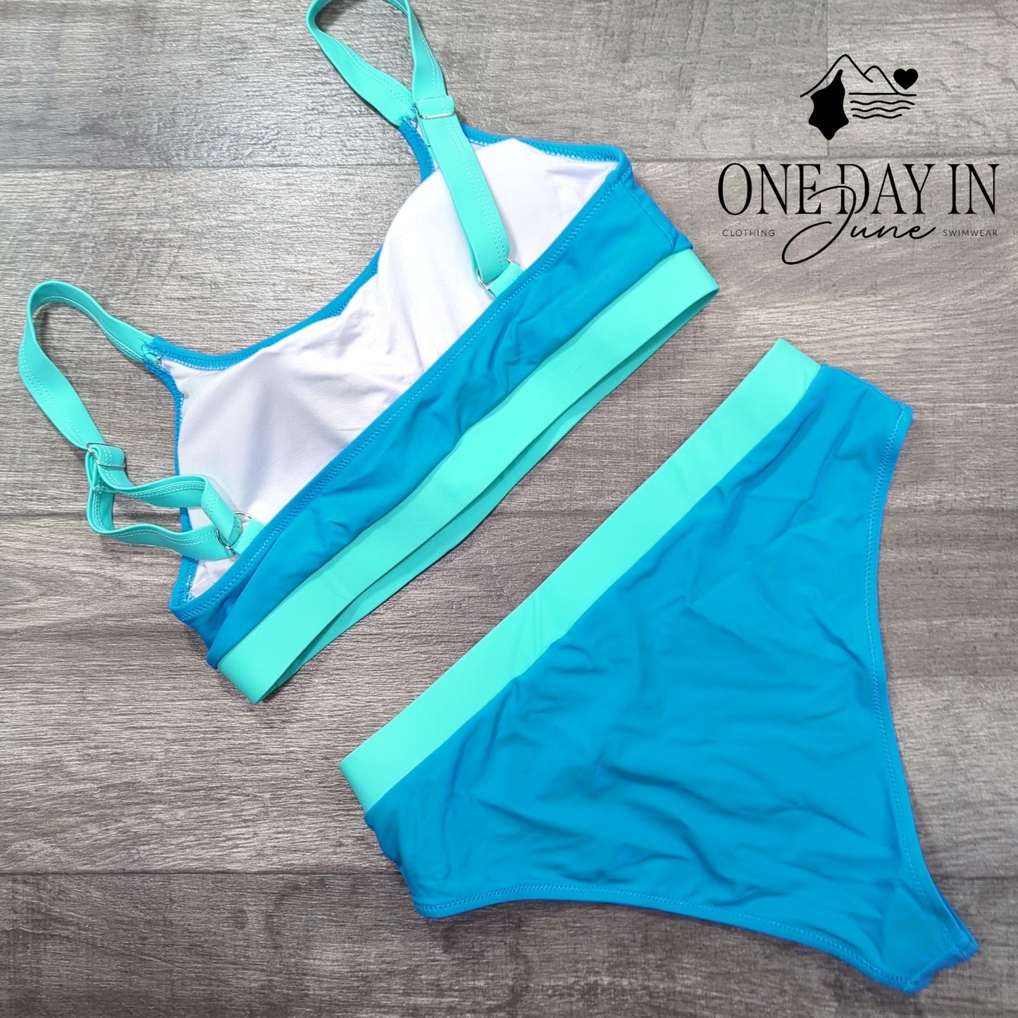 Adisputent Crop Bikini Swimsuit Size L