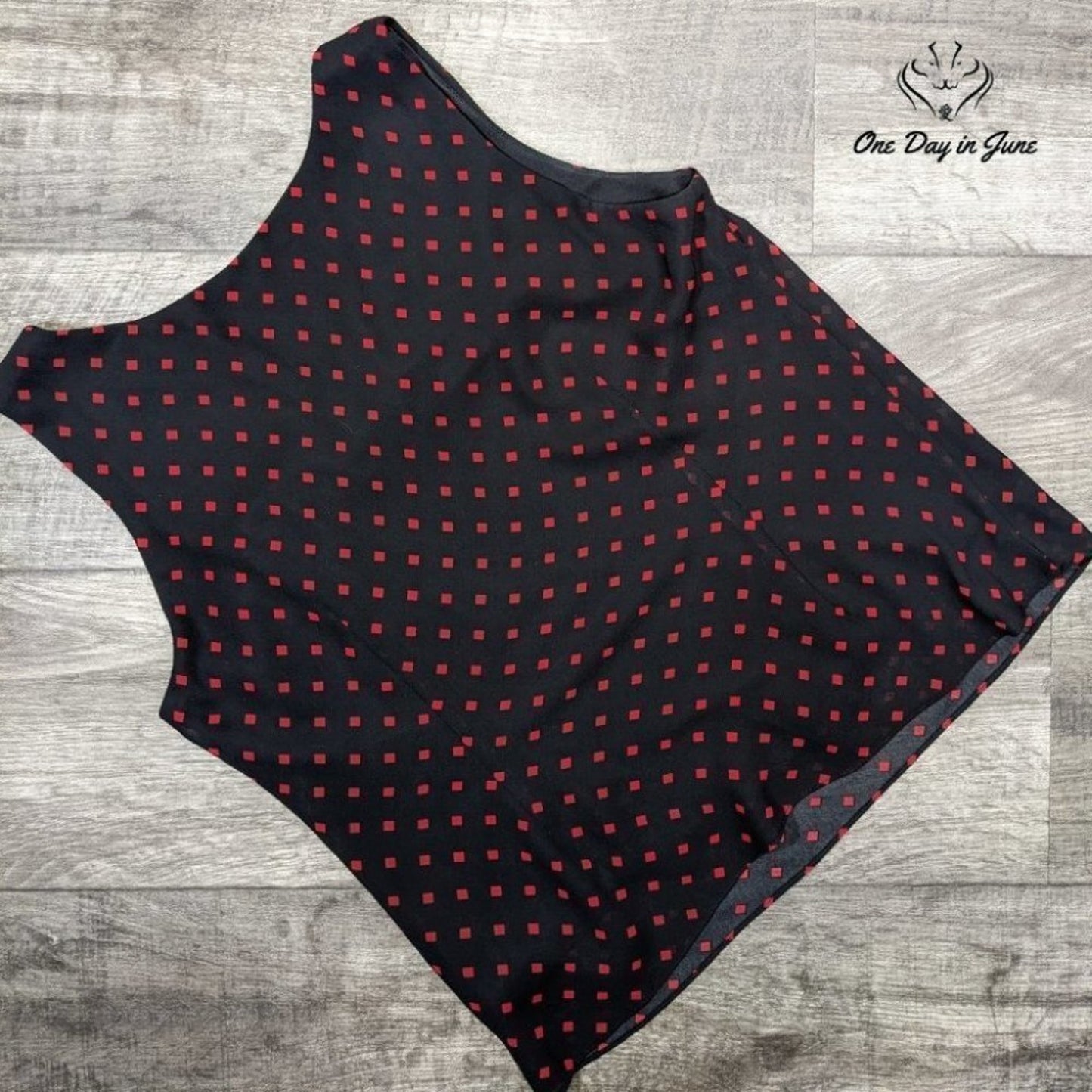 KS Collection Women's Sleeveless Lined Top Size 14