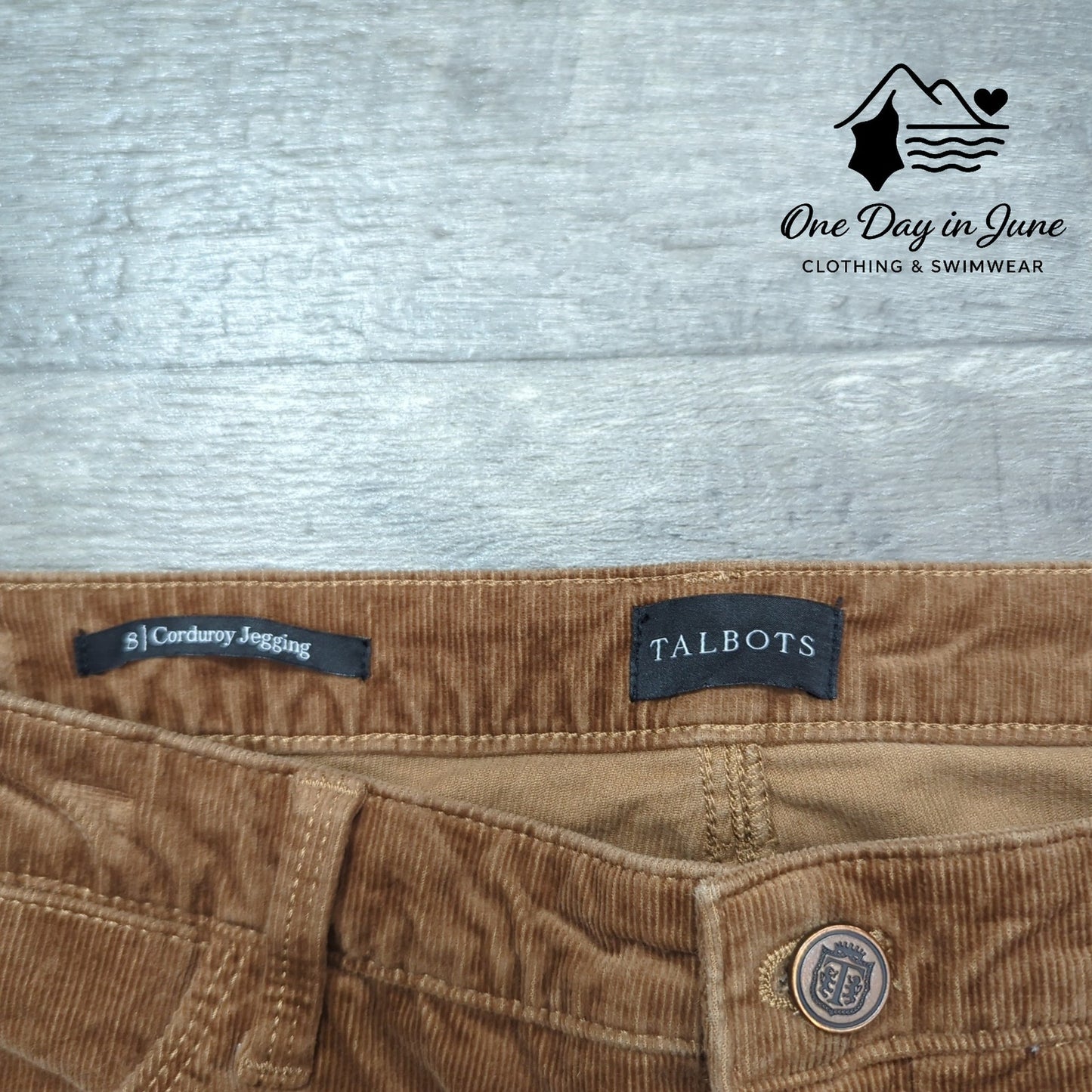 Talbots Corduroy Jegging Pants Size 8