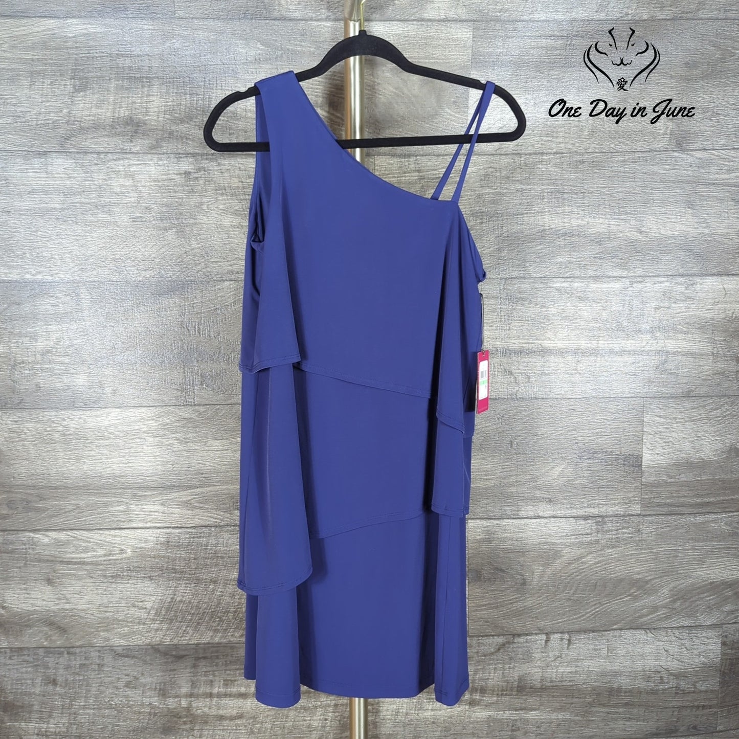 Vince Camuto One Shoulder Mini Dress Size 8