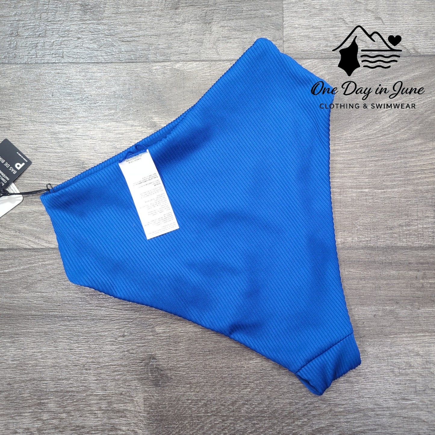Puma Ribbed High Cut Bikini Bottom Size S