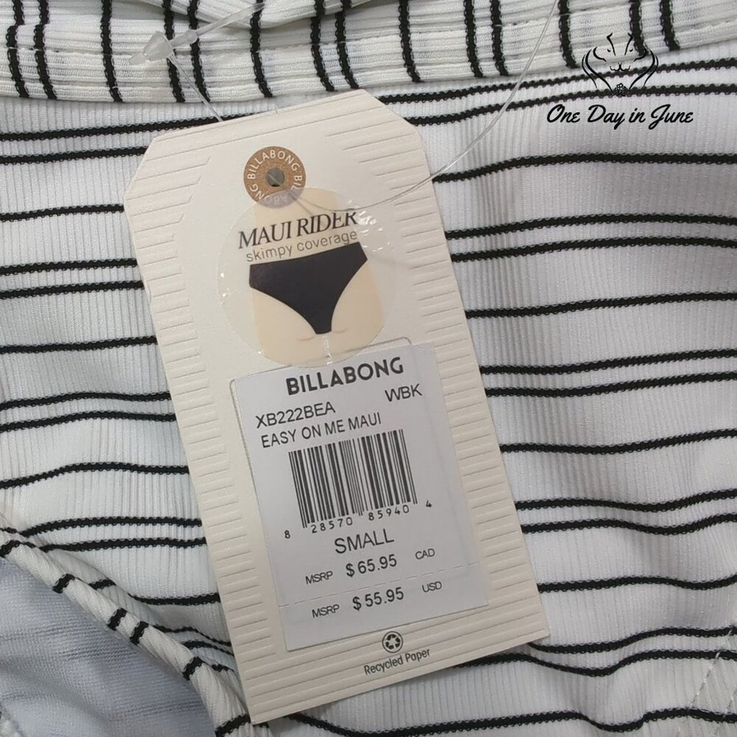 Billabong Easy On Me Maui Bikini Bottom Size S