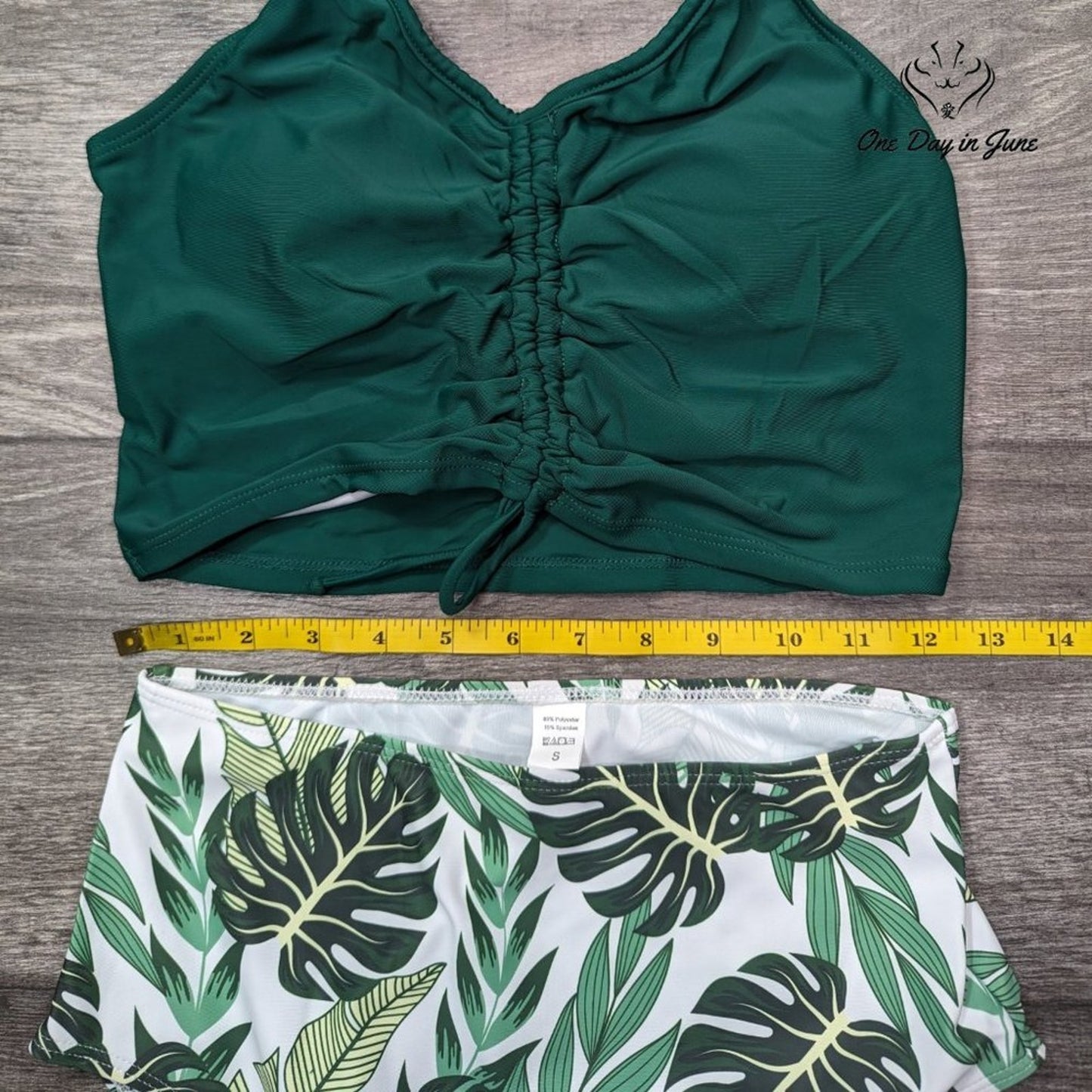 Mukeyo High Waisted Halter Bikini Swimsuit Size S