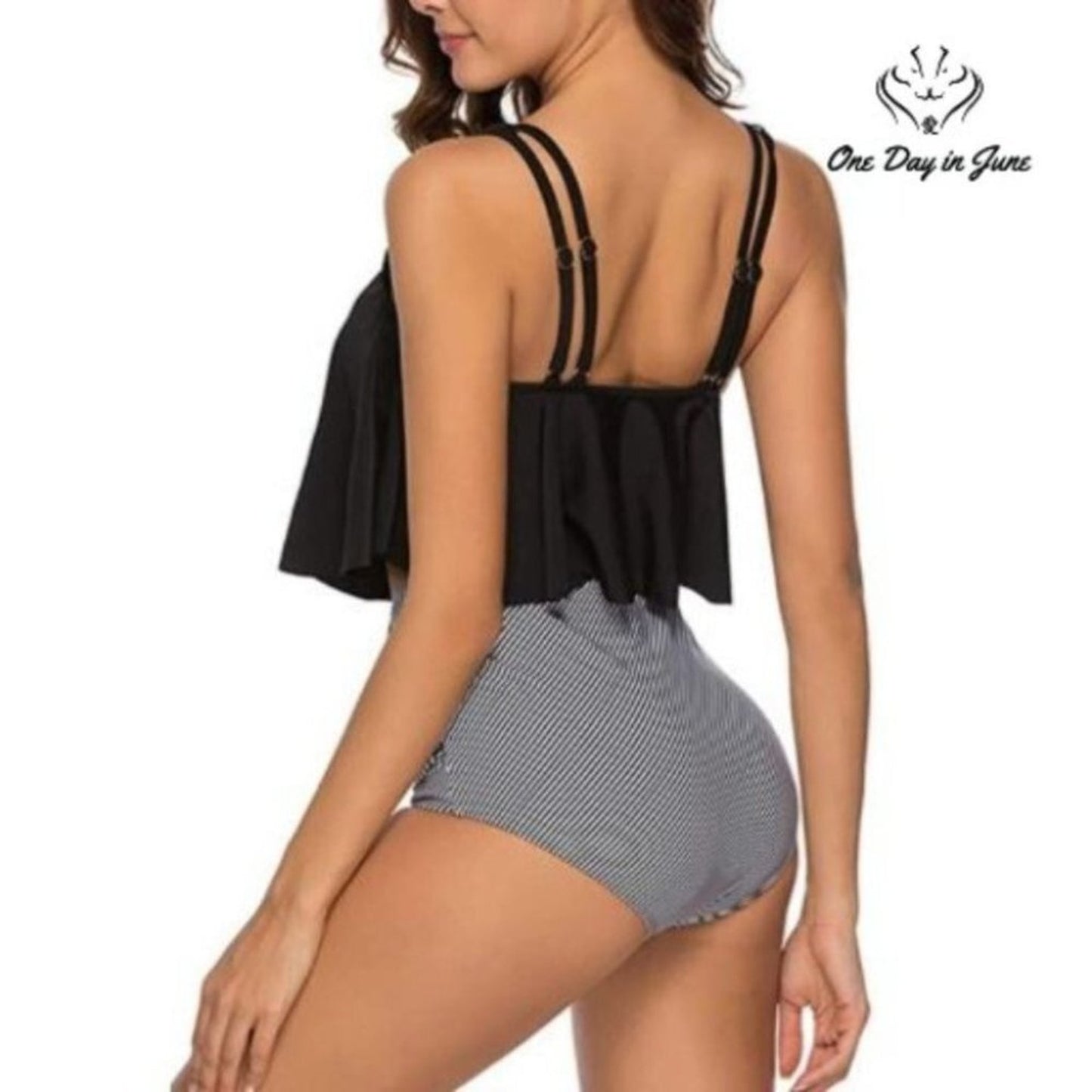 Adisputent High Waist Flounce Bikini Size XXXL