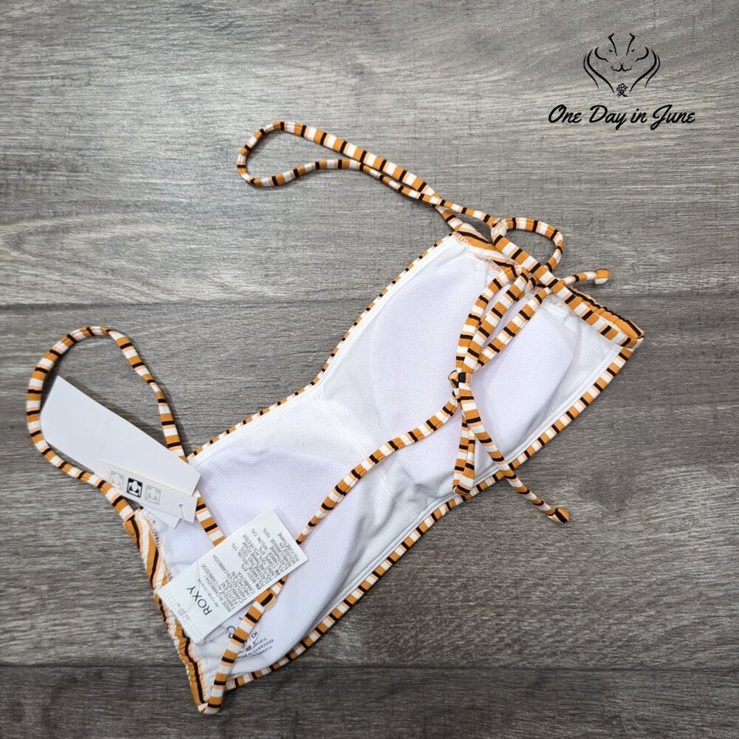Roxy PT Beach Classics Bandeau Bikini Top Size S