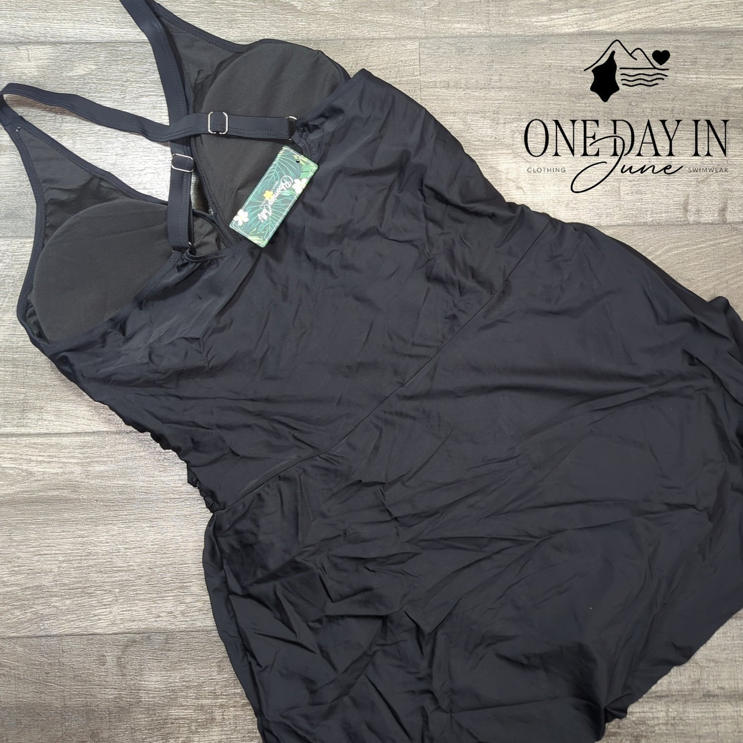 Blooming Jelly Plus Size Swimdress One Piece Swimsuit Size 4XL