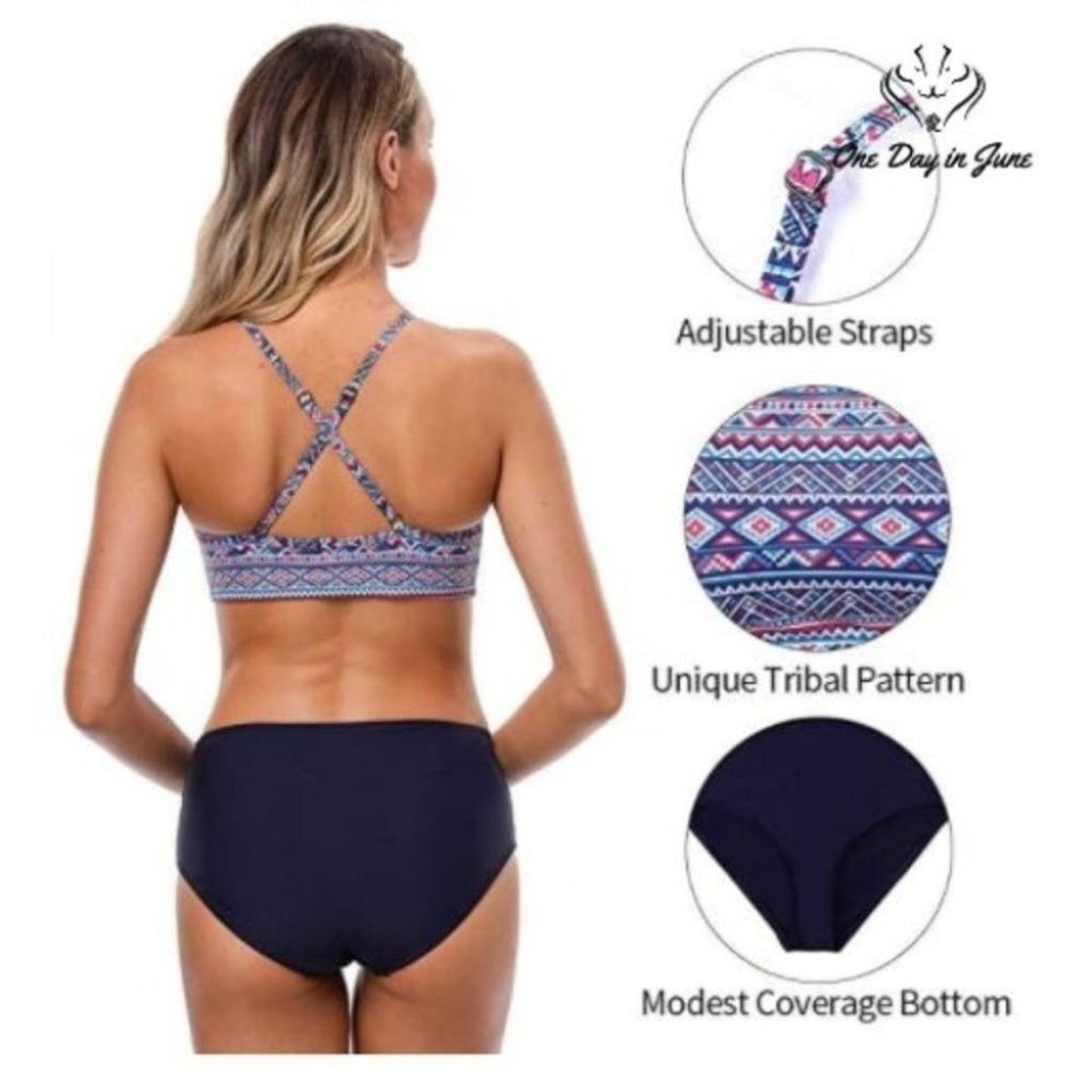 CharmLeaks High Neck Halter Bikini Size S
