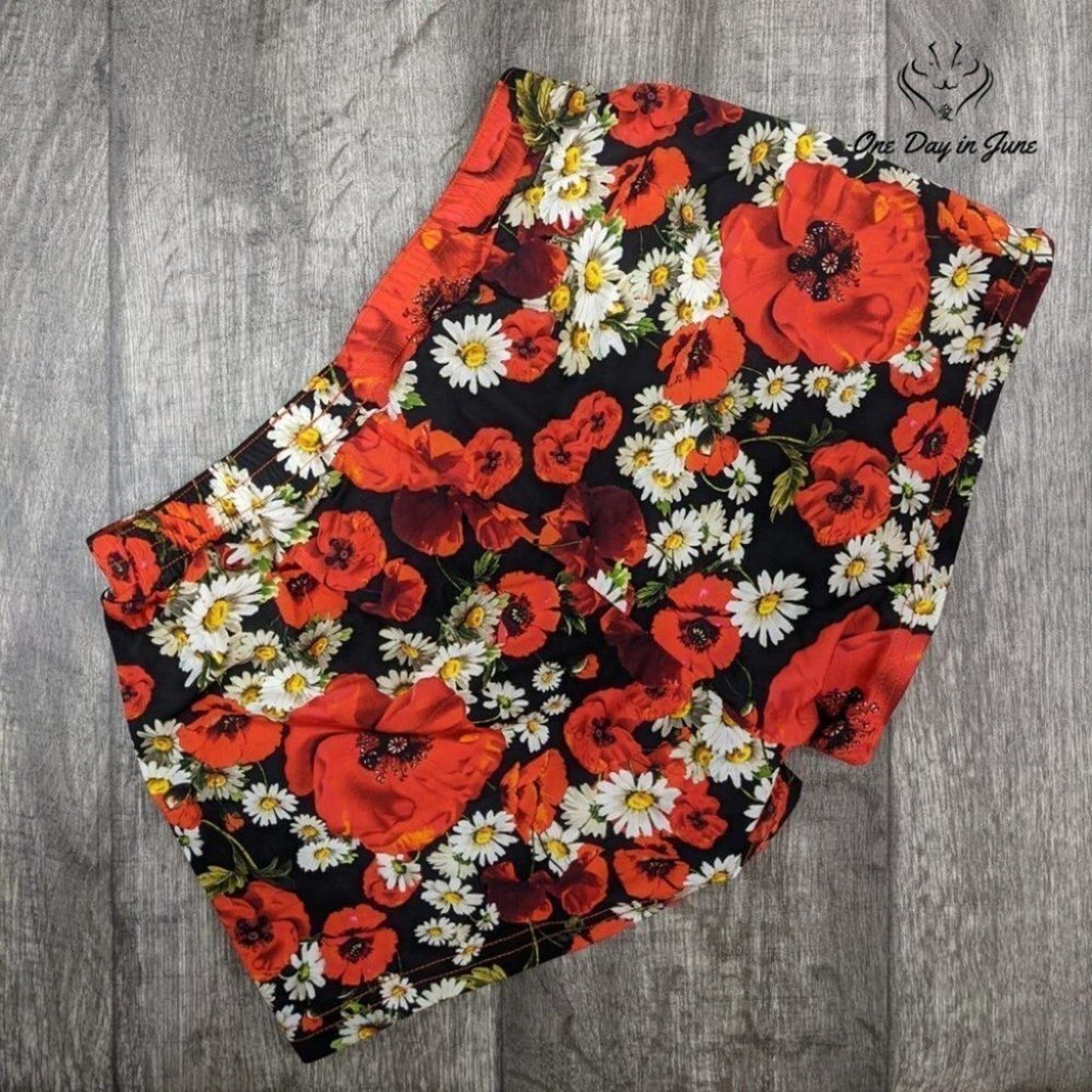 Sauvage Italian Retro Printed Swim Trunks Size M