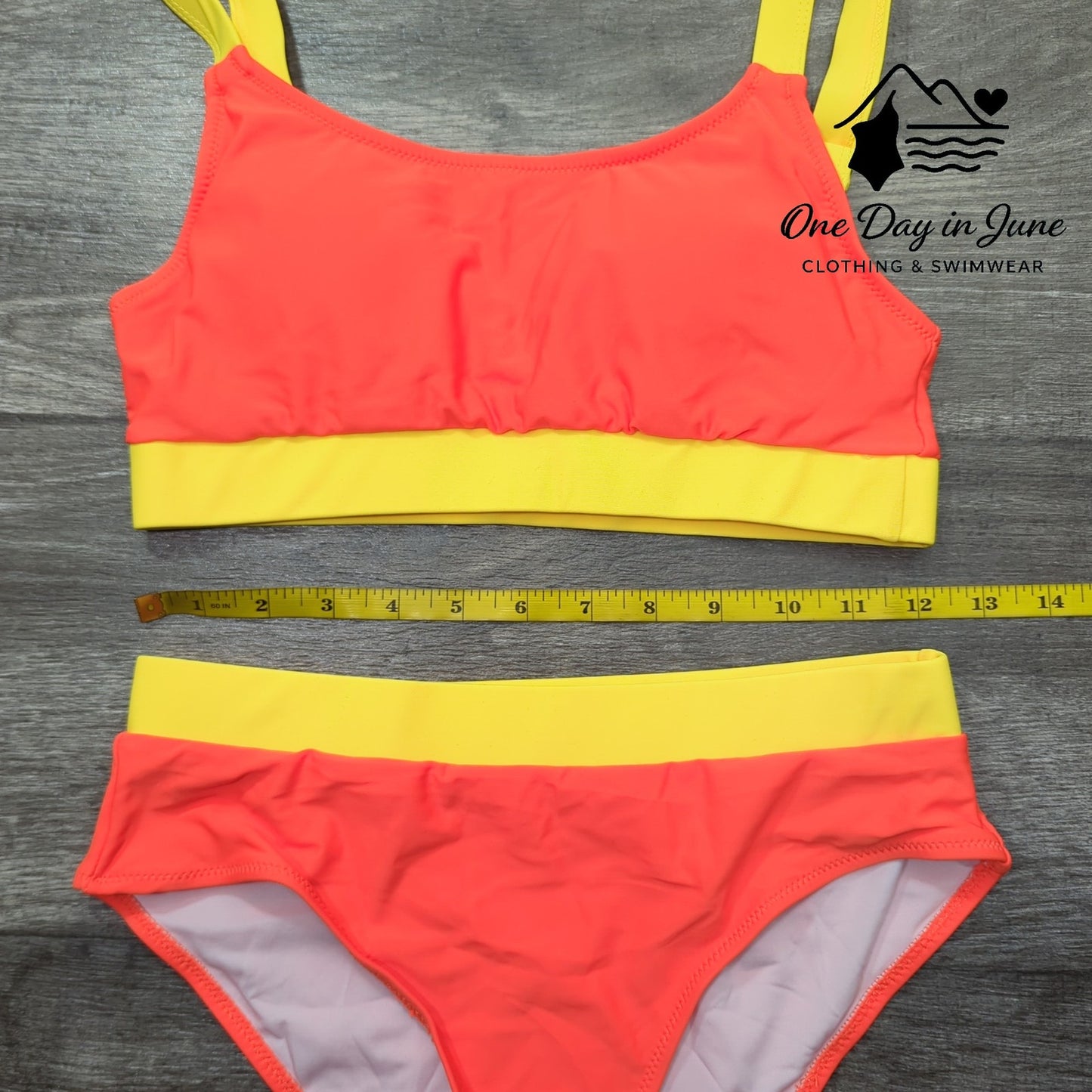 Charmleaks Crop Top Bikini Swimsuit Size S