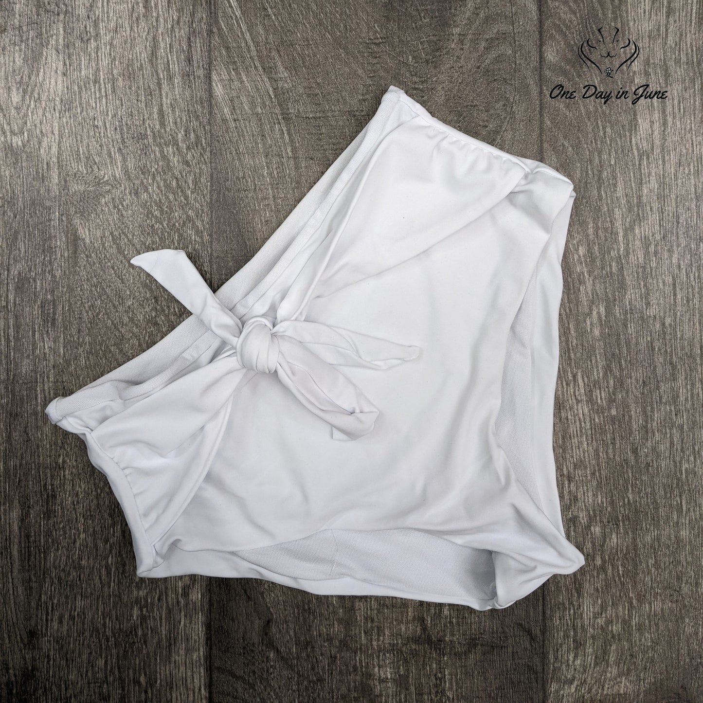 Shekini Tie Knot High Waist Bikini Bottom Size S