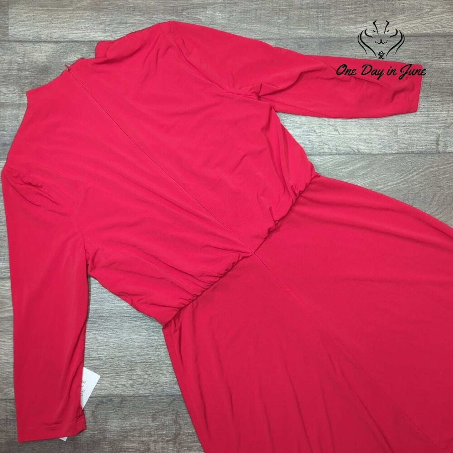 London Style Long Sleeve Midi Dress Size 10