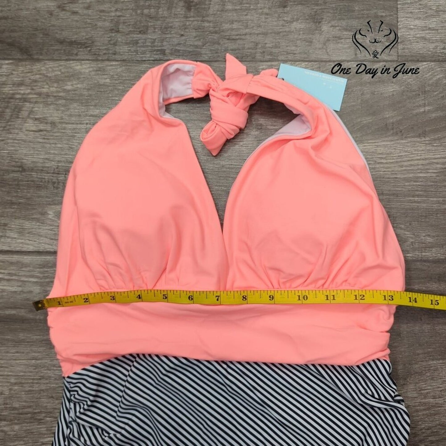 Summer Mae Halter One Piece Swimsuit Size S