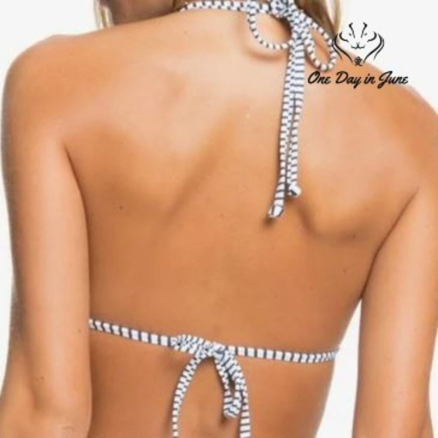 Roxy PT Beach Classics Tiki Triangle Bikini Top Size S