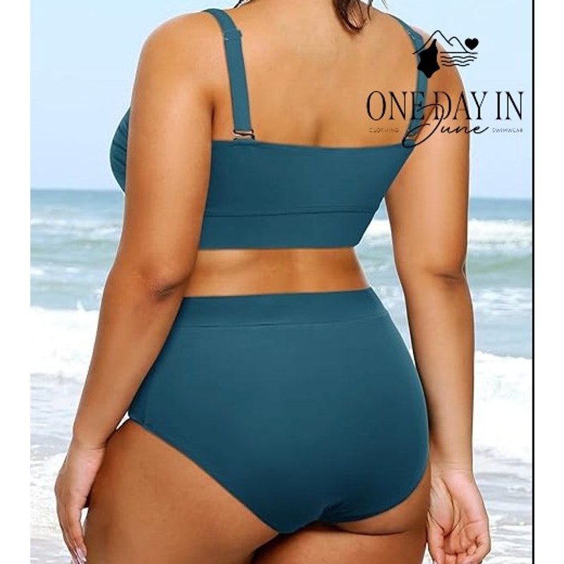 Tempt Me Plus Size High Waits Bikini Swimsuit Size 16W
