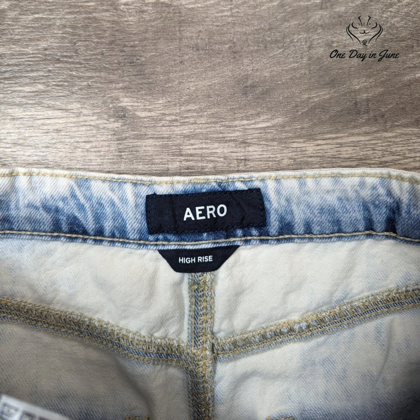 Aero High Rise Denim Skirt Size 4